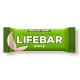 Lifebar batonėlis su obuoliais, ekologiškas, RAW, 47 g